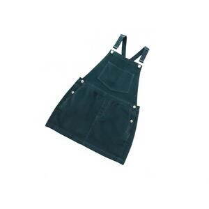 Urban Outfitters Overall Dress Dressall Teal Velvet Size Medium